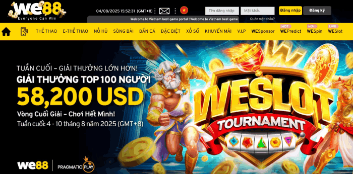 nhà cái uy tín WE88 